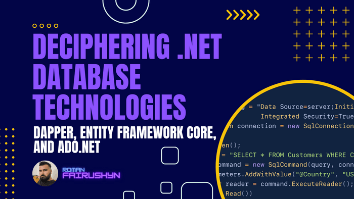 Deciphering .NET Database Technologies